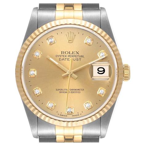 Montres Rolex Datejust Or jaune 